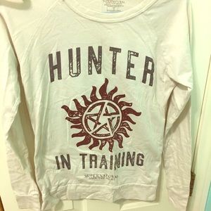 hot topic supernatural hunter in training tee